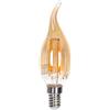 Aigostar Lampadina Led Vintage a Filamento E14 CL35 a colpo di vento 4W Bianco caldo 2200K Aigostar