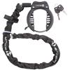 M-Wave Frame Lock With Chain Ringchain Xl M-Wave, 5.5 X 5.5 X 1000 Mm Chain W/Black Textile Cover, W/Velcro For Chain, Steel, Black, With Metal-Clamps And Screws For Fixing At Seatstays