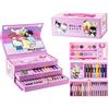 CERDÁ LIFE'S LITTLE MOMENTS Valigetta Artistica Hello Kitty and Friends per Bambina 3+ Anni, Set da Disegno con Pennarelli, Matite, Tempere, Accessori Creativi, Manico Richiudibile