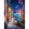 BOWETILE 5D DIY Diamond Painting Art Kits Riva del Mare, Kit di Pittura Diamante Casa per Adulti, Quadri Ricamati con Strass di Foresta per Principianti, Decorazione Murale per la Casa 30x40 cm