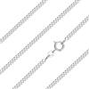 Aeon Jewellery - Collana in argento Sterling 925, con taglio a diamante, 2 mm, catena da 16, 18, 20, 22, 61 cm, per look a strati, panno per lucidare e sacchetto inclusi, Argento sterling