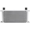 BOROCO Radiatore Olio Motore 19 File, Scambiatore Olio in Alluminio T-6061 con Raccordi AN-10, Raffreddatore Olio Universale per Auto, Moto, Corsa