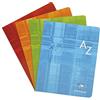 Clairefontaine 3748C Un rubrica Alphabétique Agrafé - 17x22 cm - 96 pagine Quadretti grandi - Papier Blanc 90 g - copertina in carta laminata colore casuale