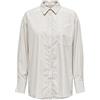 ONLY Onlpena LS Detail Camicia Donna Wvn, Cloud Dancer/Dettaglio: Oxford Tand & Magnet, M