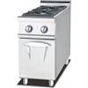 Ristoattrezzature Modello: 122360022931,Cucina a Gas 2 fuochi con fiamma pilota e accensione piezoelettrica su vano chiuso 12 kW S/70 40x70 cm