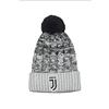Juventus F.C. Berretto PON PON Inverno Deluxe Melange Pile Interno Logo Ufficiale JJ Originale