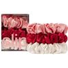 Slip Pure Silk Large Scrunchies Rosy Elastico per capelli 3 pz.