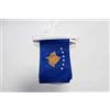AZ FLAG Ghirlanda 6 Metri 20 Bandiere Kosovo 21x15cm, Bandiera Kosovara 15 x 21 cm - Festone Bandierine