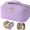 TOPALL Beauty Case da Viaggio Donna,Grande Borsa Cosmetica da Viaggio,Trousse Trucchi Donna in Aggiornata PU Pelle,Borsa Porta Trucchi da Toilette Makeup Bag Organizer