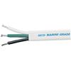 ANCOR TRIPLEX CABLE 10/3AWG (3X5MM²) WHITE, FLAT 25FT