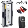 GYS, Nomad Power Pro 701, Avviatore/Booster Batteria Litio Portatile 2000A, Veicoli 12 V (Moto, Auto), Avvio sicuro, Batteria Esterna 6 Ah (PowerBank), Lampada LED, Display LCD