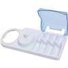 ibrush Portaspazzolino per Spazzolini Elettrici Oral B - Porta Testine da Bagno per 4 Testine