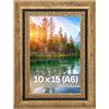 Victor cornice portafoto "Boho" oro 10x15 cm - profilo: 30 x 16 mm - vetro acrilico - decorazione vintage rustica - stile casa di campagna