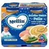Mellin Pappa Completa Omogeneizzato di Pollo e Verdure 2 x 200 g