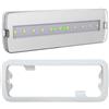 ALCAPOWER LAMPADA LED EMERGENZA INCASSO O SUPERFICIE 3,5W B.FREDDO 400LM IP20 AP49116-ALC930473