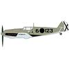 Hobby Master HA8717 Bf-109E-3 Messerschmitt Hans Schmaller modello finito