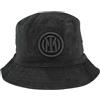 INTER Cappello Pescatore Velluto Double Face Nylon Ricamo 153501 S-M