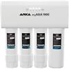 ARKA Impianto osmosi inversa acquario - ARKA myAQUA 1900 - rimuove 99 % sostanze nocive, sali e batteri - 1900 l/giorno filtro acqua e addolcitore - set smart con LED - per casa e acquario