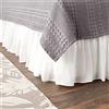 Greenland Home Fashions Greenland Home, mantovana Bianca, alla Moda, in Cotone, 45,7 cm, Cotone, White, King