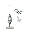 Shark Floor & Handheld Steam Cleaner, Scopa a Vapore e Vaporetto a Mano, 2 in 1, per Tutti i Pavimenti Duri, con 5 Accessori, 2 Impostazioni, Grigio/Bianco, S6005EU