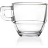 RCR Cristalleria Italiana 12 cl - Caffè Tazza Tè Orzo In Vetro Cristallino Luxion Set 12 Pz