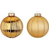 Inge's Christmas Pallina di Natale in Vetro oro Antico Opaco o Lucido 8cm Prezzo cad uno