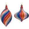 Kaemingk Addobbi Natalizi Multicolore Glitter da Appendere 2 Assortimenti Prezzo cad