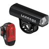 LEZYNE luce hecto stvzo pro 65/ktv stvzo anteriore+posteriore nero Luci ant + post