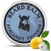Striking Viking Balsamo per barba da uomo, Beard Balm - Balsamo per barba Leave-in con burro di karitè, tea tree, argan e olio di jojoba (60 ml (Pack of 1), Bergamot Thunder)