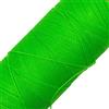LINHASITA, Rocchetto di Filo Cerato, 100 g, 360 m, 0,5 mm di Spessore, in Poliestere, per macramé, 30 Colori - Verde Fluo