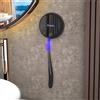 iHave Sterilizzatore spazzolini da denti a muro con UV - Porta spazzolini bagno, accessori da bagno stile, decorazione da bagno, per casa e RV, accessori essenziali per viaggi, gadget cool (Nero)