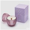 Enzo De Gasperi EDG Enzo de Gasperi Candela Uovo Peonia e Cassis H12 D8 cm
