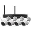 EZVIZ Kit Wireless ip videosorveglianza - 4 x Wifi Camera 4Mp H3C + Nvr Wifi 8 Canali CS-BW3844-KIT