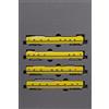 Kato (KATO) Kato calibro N 923 tipo 3000s Doctor Yellow set aggiuntivo (4 auto) 10-897 Fe...