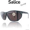 SALICE occhiali da sole BLACK - B FILTERING ANTICHOC GREY LENS VINTAGE 80s Italy