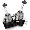 SOFOC H11B 12V 55W Halogen Bulb 1800+LM Warm White Fog Light Headlight & Low Beam Light Replacement Single Filament PGJ19-2 2Pezzi
