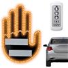 HENGBIRD Luce delle dita auto, LED dito luce mano segno gesto con telecomando, luce divertente per auto, accessori per finestre, gadget divertenti per uomini auto camion conducente