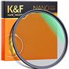 K&F CONCEPT Nano-X Black Mist Filtro 1/8 62 mm in vetro ottico con rivestimento nano 28x per riprese video/ritratto