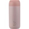 Chilly's Serie 2 Tazze da caffè a Doppia Parete in Acciaio Inox, Colore Rosa Blush con Un Volume di 500 ml, B2B_C500S2BPNK