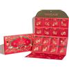 VAHDAM, Set regalo pieghevole in edizione limitata | 24 tè sfusi unici | Set regalo di Natale | Regali di Natale per lui/lei