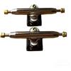 LEEFAI Pro Fingerboard Trucks 32/34/36mm 4.0-Regular Kingpin-Piastra base aggiornata v2 con hardware-Piastra base colore e dimensione (36mm, Nero)
