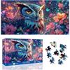 Ginfonr Puzzle Da 1000 Pezzi, NIGHT HUNTER - Puzzle per Adulti Rompicapo Impegnativo, Animale Giochi Di Puzzle per Tutta La Famiglia, Un Regalo Festivo per Gli Amici in Una Bella Confezione