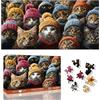 Ginfonr Puzzle Da 1000 Pezzi, FELINE GATHERING - Puzzle per Adulti Rompicapo Impegnativo, Animale Giochi Di Puzzle per Tutta La Famiglia, Un Regalo Festivo per Gli Amici in Una Bella Confezione
