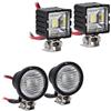 INJORA RC Fari RC Luci LED RC Spotlight per 1:10 RC Crawler Axial TRX4 TRX6 SCX10 90046 Wraith RR10 MST Redcat (Piazza&Rotondo)