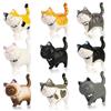 PHOGARY 9PCS Figurine di Gatti realistici, Set Giocattolo per Bambini Kitty, Kitten Easter Eggs Filler Cake Topper Regalo di Compleanno di Natale per Bambini Ragazze Amante dei Gatti
