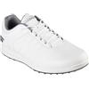 Skechers Pivot Spikeless Scarpe da Golf da Uomo, Bianco/Grigio, Larghezza 45,5