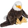 Wild Republic Artist Collection Aquila Calva, regalo per bambini, 38 cm, peluche, riempimento da bottiglie d'acqua riciclate