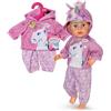 BABY born Outfit unicorno 43 cm con felpa e pantaloni | Felpa con cappuccio e pantaloni, design unicorno, adatto a bambole da 43 cm