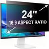 RUORD Pellicola Privacy 24 Pollici 16:9 (53.1x29.9cm) Monitor - Filtro Privacy Schermo Luce Blu & Anti-Riflesso, Rimovibile | Filtro Privacy PC per Ufficio