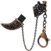 xichuangyuXCY Chiavetta USB 2.0 a forma di tigre, in metallo, stile retrò, regalo unico per gli amici (tigre ramata, 128 GB)